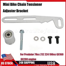 Mini Bike Chain Tensioner Adjuster Bracket W/ Roller For Predator 79cc 212 224