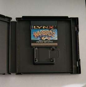 Warbirds, Original Cartridge Manual & Homemade Case, Atari Lynx 1991, FREE Ship