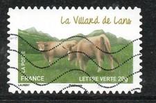 TIMBRE FRANCE OBLITERE AUTOADHESIF N° 958 les VACHES