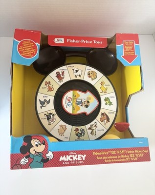 Fisher Price - Disney Farmer Mickey See  N Say - Brand  New from WDW