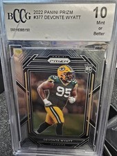 2022 Panini Prizm - Rookies Devonte Wyatt #377 (RC)