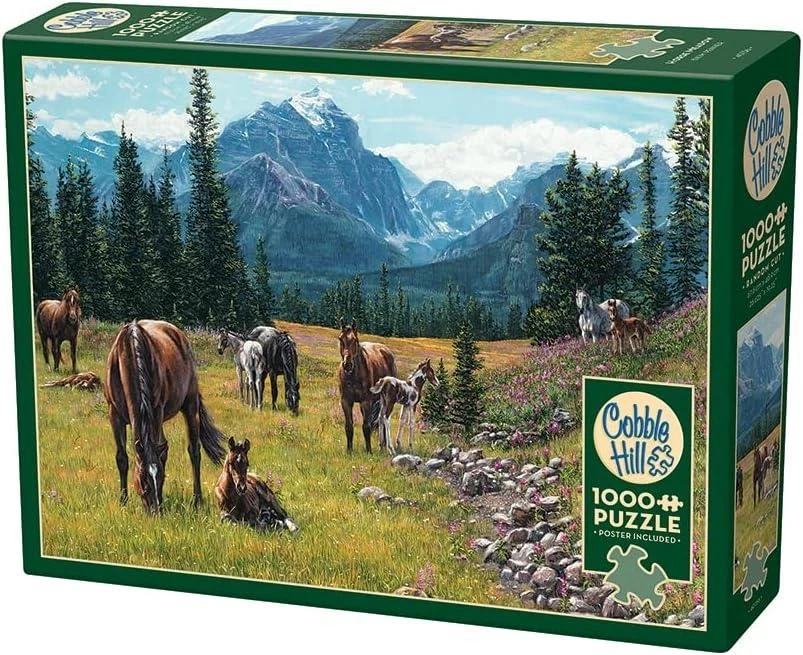 Cobble Hill Horse Meadow Jigsaw Puzzle (1000 Pieces) - Image 2 of 3