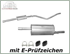 Auspuff Set Renault / Dacia- Logan Limousine 1.4 / 1.6 Mittel + Endschalldämpfer