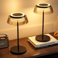 Table Lamp Set of 2 Rechargeable Cordless Desk Lamp 5500mAh Battery Operated