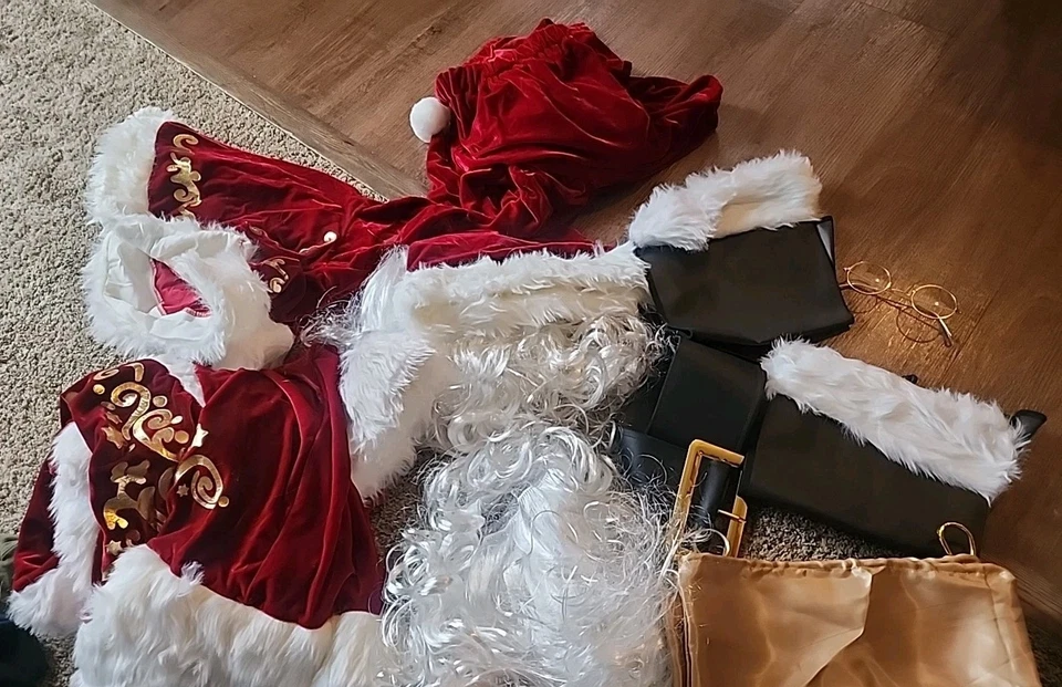 Premiere Santa Suit Size Large - Read Description - Image 4 of 4