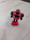 Vintage G2 Hubcap Red Chrome Complete 1985 Transformers Hasbro Action Figure Car