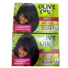 2x ORS Built-In Protection Full Application Hair Relaxer Normal Exp 7/2026