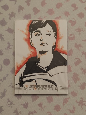 #ad #ad 2021 Topps Star Wars Masterwork Qi#x27;ra Emilia Clarke 1 1 Sketch Michelle Rayner $150.00