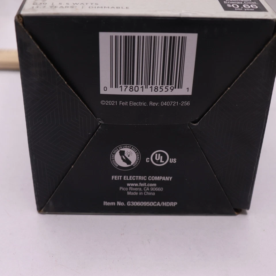 G30 Dimmable Cage Filament Clear Glass E26 Vintage Edison LED Light Bulb - Image 2 of 4