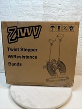Zivvy TWIST STEPPER W/RESISTANCE BANDS New