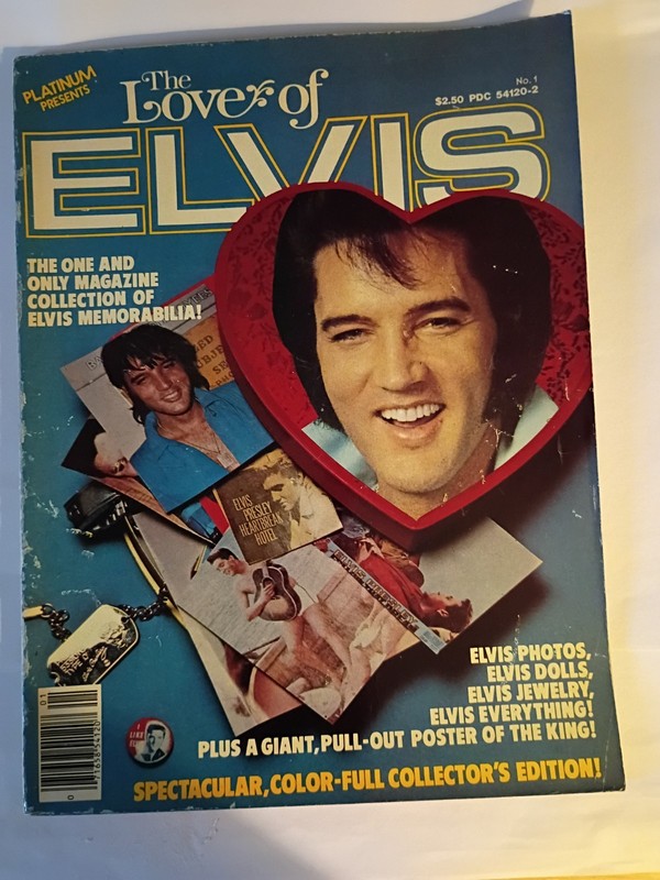 Vintage Platinum Presents The Love Of Elvis 1979 Posters Intact Bonus Photo