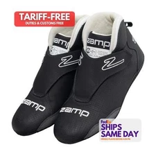 Zamp ZAMRS00400312 SFI 3.3/5 Black Size 12 Leather Driving Shoe Performance Part