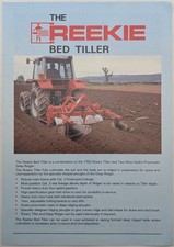 Original Reekie Bed Tiller - 170S Rotary Tiller & Deep Ridger Brochure, c 1980s
