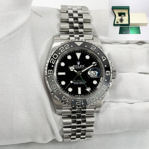 2024 Rolex GMT-Master II Bruce Wayne 126710GRNR 40MM Black Stainless Steel B/p