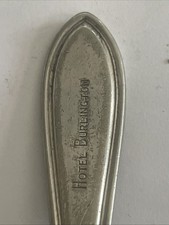 Hotel Burlington Vintage Souvenir Spoon Collectible
