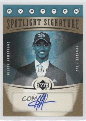2006 Ovation Spotlight Signatures Gold 12/25 Hilton Armstrong #SS-HA Auto 03rx