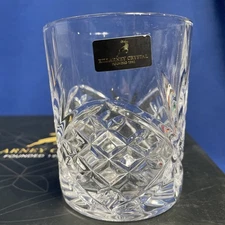 KILLARNEY CRYSTAL Trinity Whiskey Glasses Set Of 6 Vintage Ireland New In Box