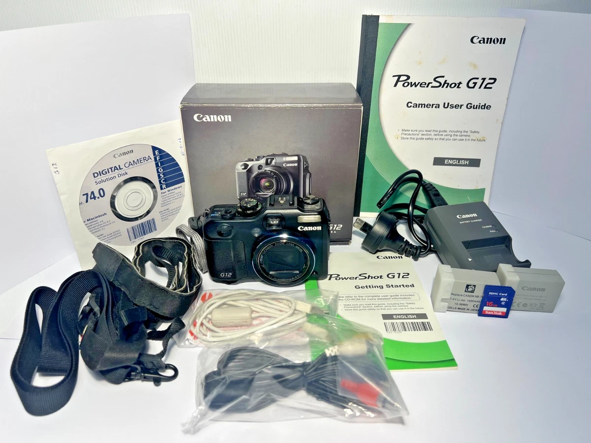 Preços baixos em Câmeras digitais Canon PowerShot G12 10-11.9MP | eBay
