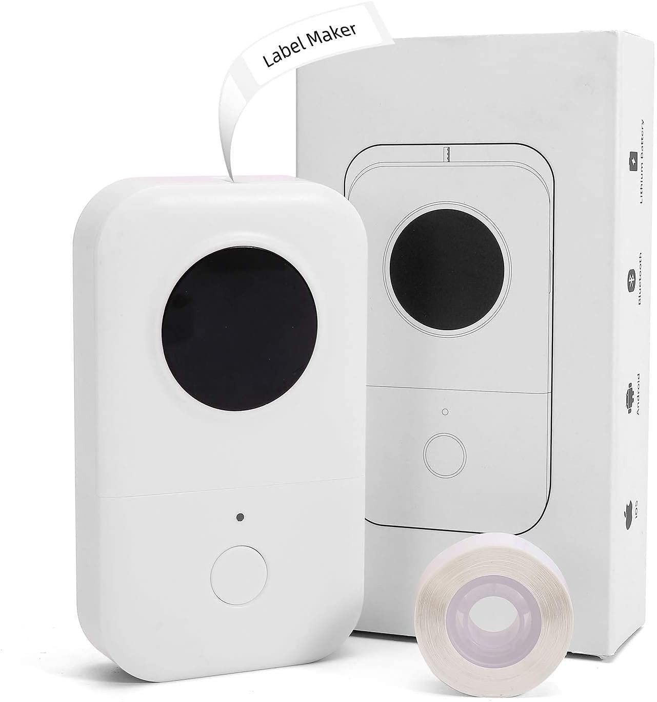 Bluetooth Thermal Label Maker D30 with Portable Wireless Tape Printer