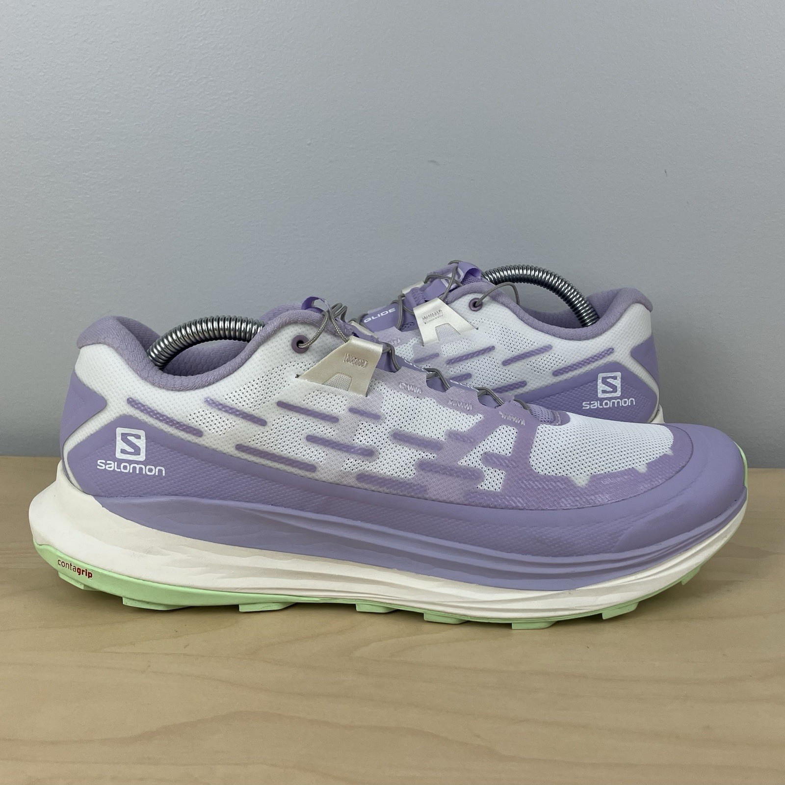 Scarpe da corsa Salomon donna taglia 10 5 Ultra Glide viola atletica trail running