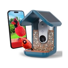 Birdbuddy PRO Solar Smart Bird Feeder with Camera - AI Bird Species Identific...