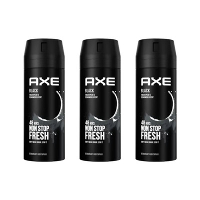Axe Deodorant Bodyspray Black 3er Pack , 3x150ml , OVP Neu