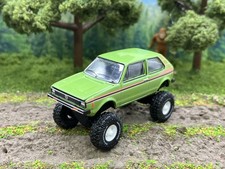 1979 Volkswagen Rabbit Lifted 4x4 Car 1/64 Diecast Custom Greenlight VW