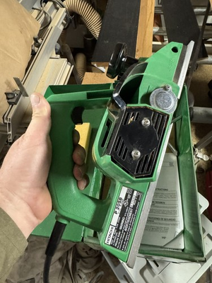 #ad Hitachi P20SB Electric Hand Planer 3 1 4” Original Metal Case and Accessories $149.50