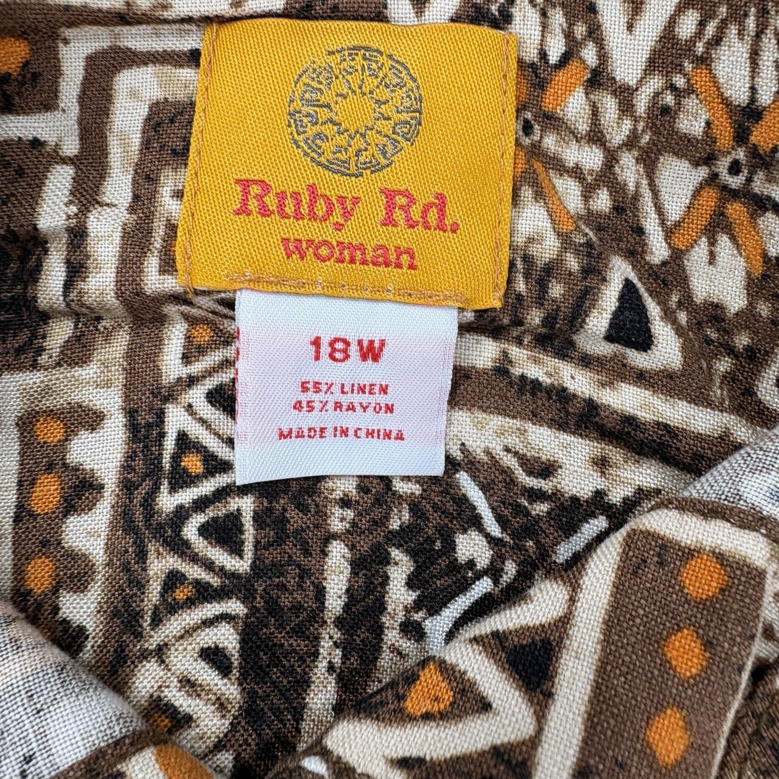 Ruby Rd Womans Lightweight  Aztec Print Jacket Si… - image 2