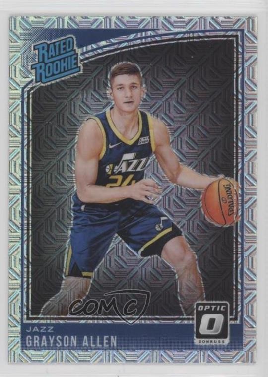 2018-19 Panini Donruss Optic Rated Rookie Choice Prizm Grayson Allen #156 14t3