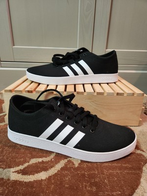 Men Adidas EASY VULC 2.0 SKATE SHOES CORE BLACK / CLOUD WHITE DB0002 Size 10