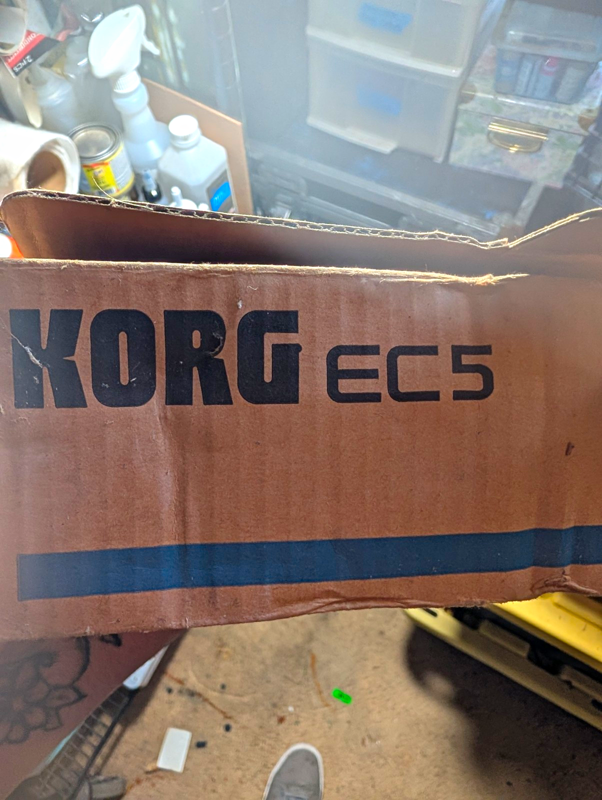 Korg EC5 Digital Foot Controller, 5 Footswitches, MIDI (DIN) Out