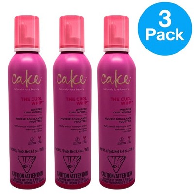 Cake The Curl Whip Whipped Curl Mousse Lemon Meringue 8.4oz 3 Pack