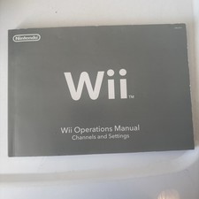 Nintendo Wii Console Original Instruction Operating Manual Booklet