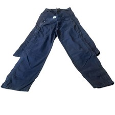 Carhartt FR Pants Mens 35x34 Blue Flame Resistant HRC2 Loose Fit Workwear 14806