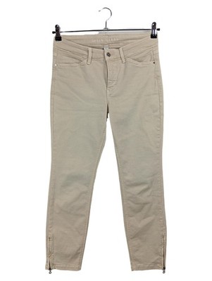 MAC Dream Chic Stoffhose Damen Gr. 38 Beige Casual Stretch Hose