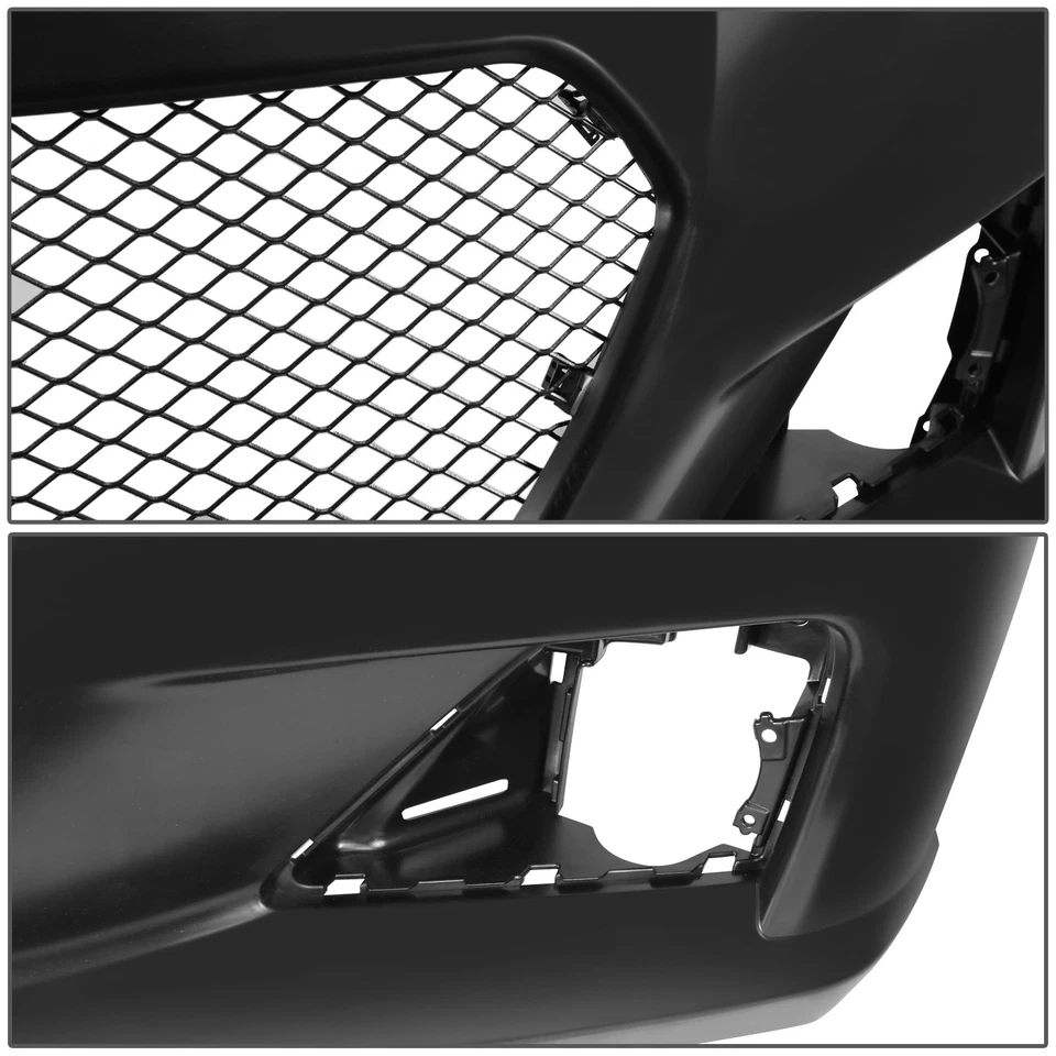 Cubierta de parachoques delantero negra con orificios de luz antiniebla para Scion FR-S Subaru BRZ 2013-2016 Foto 4 de 4