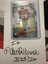 2025 PANINI PRIZM NFL LOTUS FLOWER Dwayne Bowe 17/18 SSP Rare