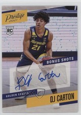 2021 Chronicles Draft Picks Prestige Bonus Shots Signatures DJ Carton Auto 17hc