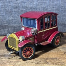 Vintage 1950's Rosko B/O 1440 Grand-pa Toy Tin Car Lith Battery Untested