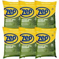 Zep Instant Spill Absorber - 3 Lb Bag (Case of 6)  - ZUABS3