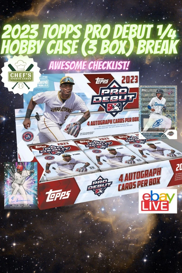 2023 TOPPS PRO DEBUT BASEBALL 1/4 HOBBY CASE (3 BOX) BREAK #8