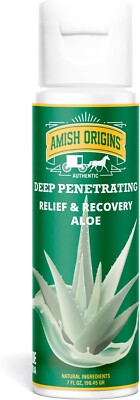 Amish Origins Deep Penetrating Joint & Muscle Therapy Aloe Pump, 7 Oz