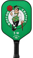 WILSON NBA Collection Fierce Team Pickleball Paddle - Grip Size 2-4 1/4 Boston