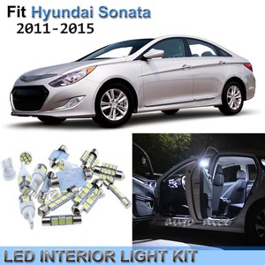 Details About 10x Xenon White Led Interior Lights Kit For 2011 2015 Hyundai Sonata
