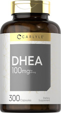 DHEA 100Mg Supplement  300 Capsules  for Women and Men  Non-Gmo  Gluten Free