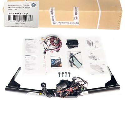 Original VW Passat Anhängerkupplung schwenkbar Einbausatz  