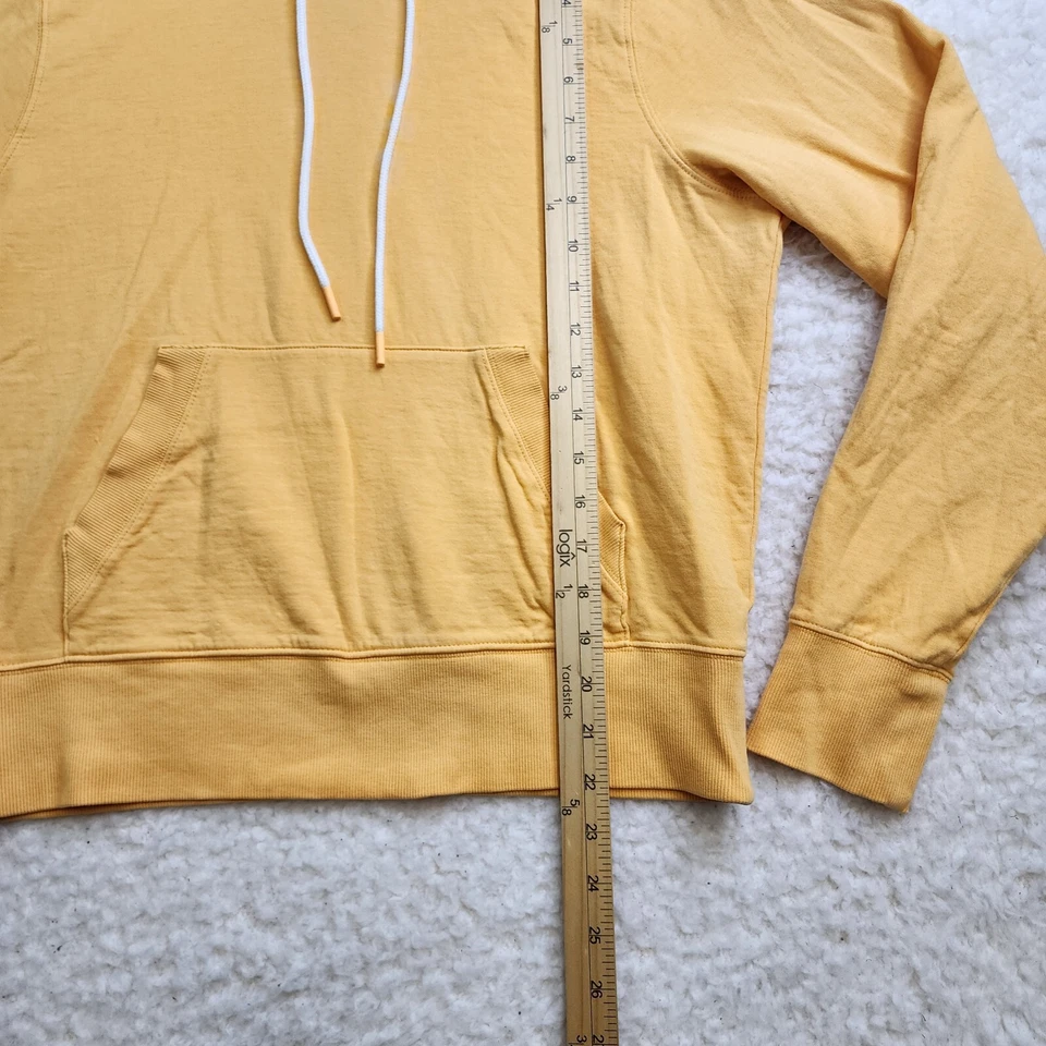 Sudadera con Capucha Athleta Med Naranja Crema Bolsillo Atlético Ocio Deporte Foto 2 de 4