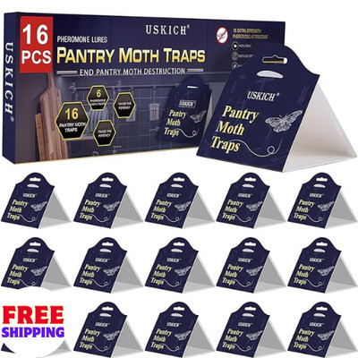 Pantry Moth Traps Glue Traps Kitchen Moth Traps Pheromones Pheromone 16 Pack