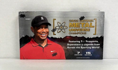2022-23 UD Skybox Metal Universe Champions Factory Sealed Hobby Box